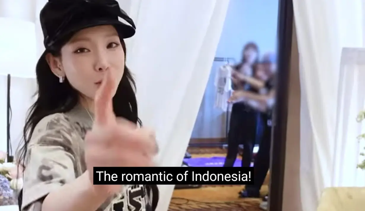 Taeyeon pun memuji para penggemar Indonesia yang sukses membuat fan project yang begitu cantik. (Foto: YouTube/ Taeyeon Official)