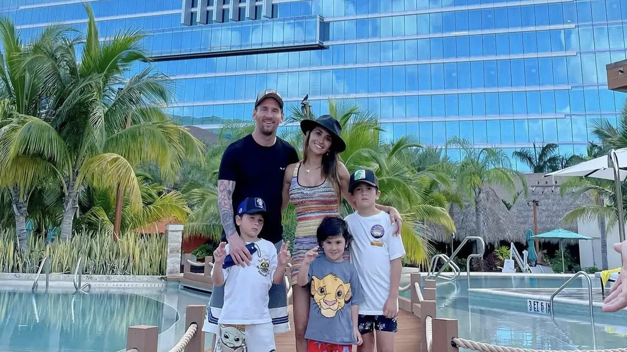 Lionel Messi dan Keluarganya