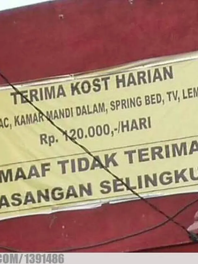 Kelewat Kreatif, 6 Iklan Kontrakan dan Terima Kos Ini Bikin Gagal Paham