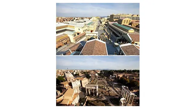 7 Foto Lokasi Sejarah di Roma Ini Beda Banget dengan Kondisi Sekarang