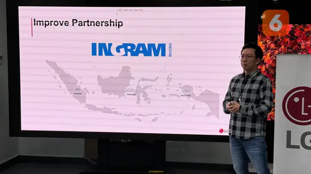 Head of Commercial Display LG Electronics, Ronny Ardi Giovani. Liputan6.com/Iskandar