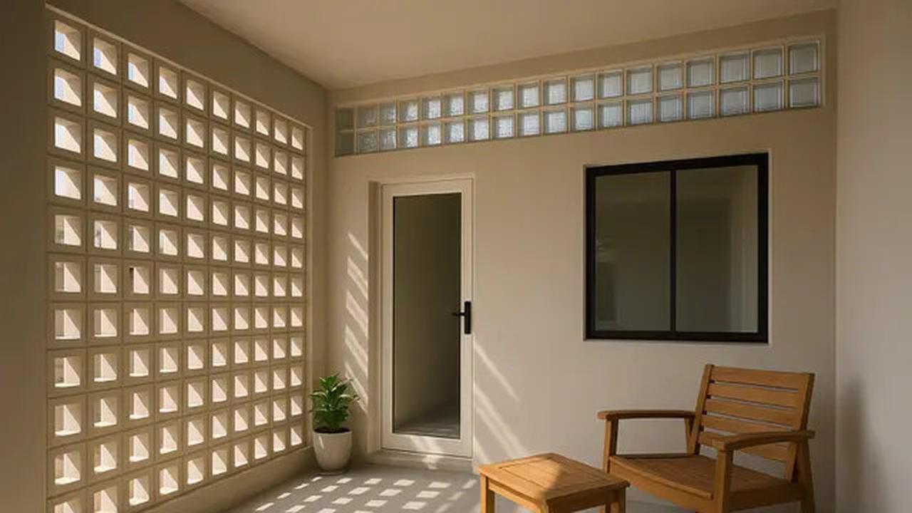 7 Model Rumah Minimalis Kombinasi Roster dan Glass Block, Hunian Cantik yang Hemat Energi