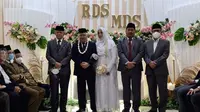 Mantan Ketua Umum Pengurus Pusat Muhammadiyah Din Syamsuddin menikah. (sumber foto: Istimewa).