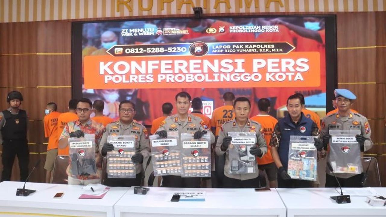 Operasi Tumpas Semeru Narkoba: Polres Probolinggo Kota Tangkap 10 Tersangka, 8 di Antaranya Satu Jaringan Sindikat!
