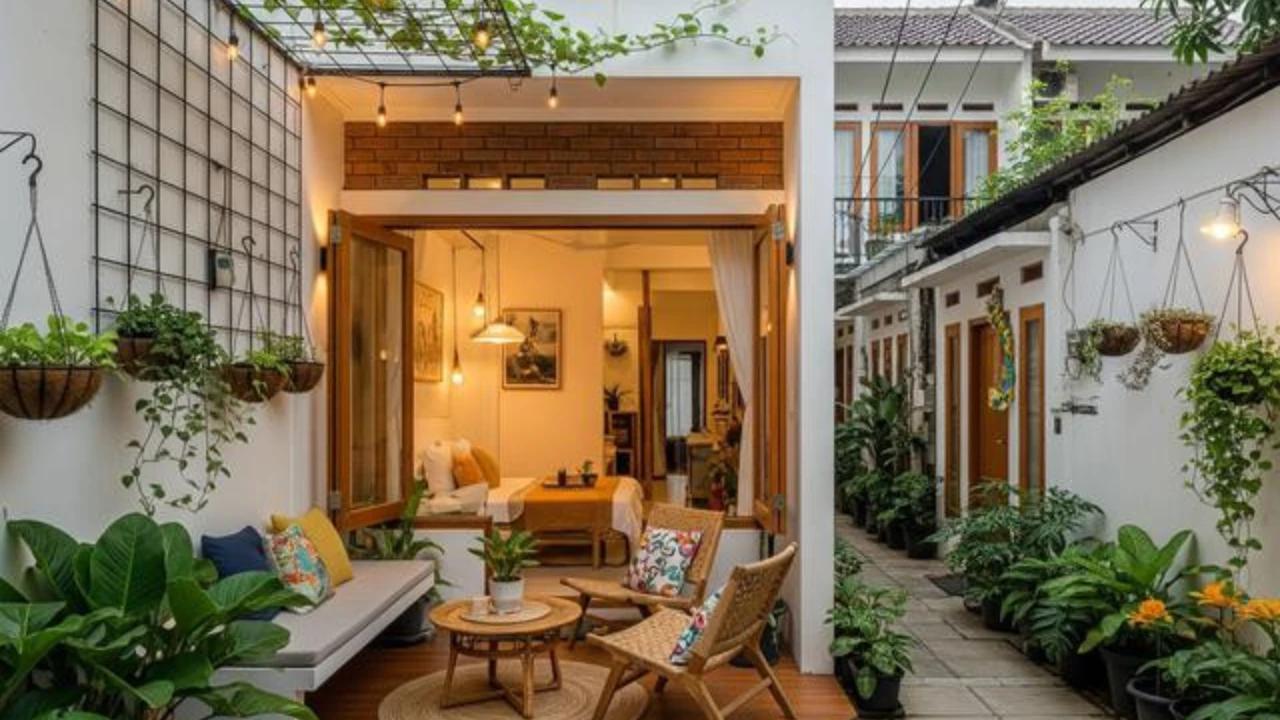 9 Desain Rumah Kecil di Gang tapi Tidak Pengap, Terapkan Cara Cerdas untuk Sirkulasi Udara dan Pencahayaan