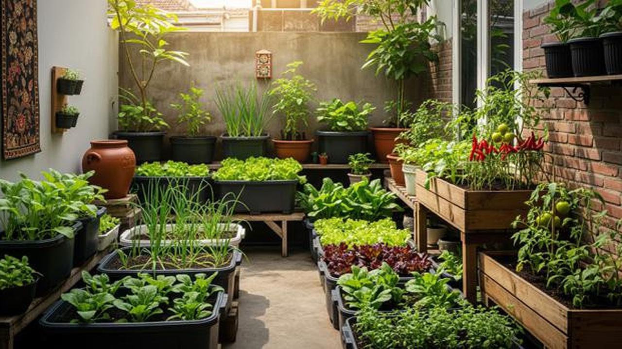 Cara Membuat Kebun Sayur di Teras Rumah Kecil agar Tetap Estetik