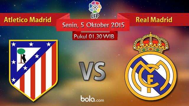 Atletico Madrid vs Real Madrid (Bola.com/Rudi Riana)