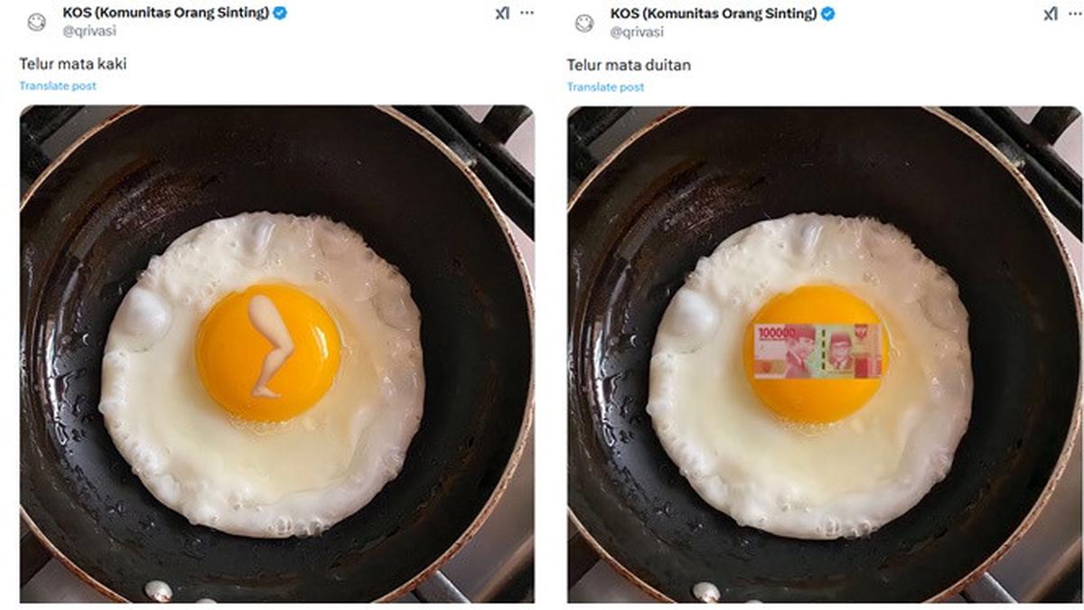 6 Meme Telur Mata Sapi Benar tapi Salah Ini Nyeleneh, Bikin Tepuk Jidat