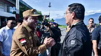 Utusan Khusus Presiden Bidang Kerja Sama Pengentasan Kemiskinan dan Ketahanan Pangan Muhamad Mardiono saat melakukan kunjungan kerja ke Kabupaten Manokwari, Papua Barat, Selasa (7/8/2024) (Istimewa)