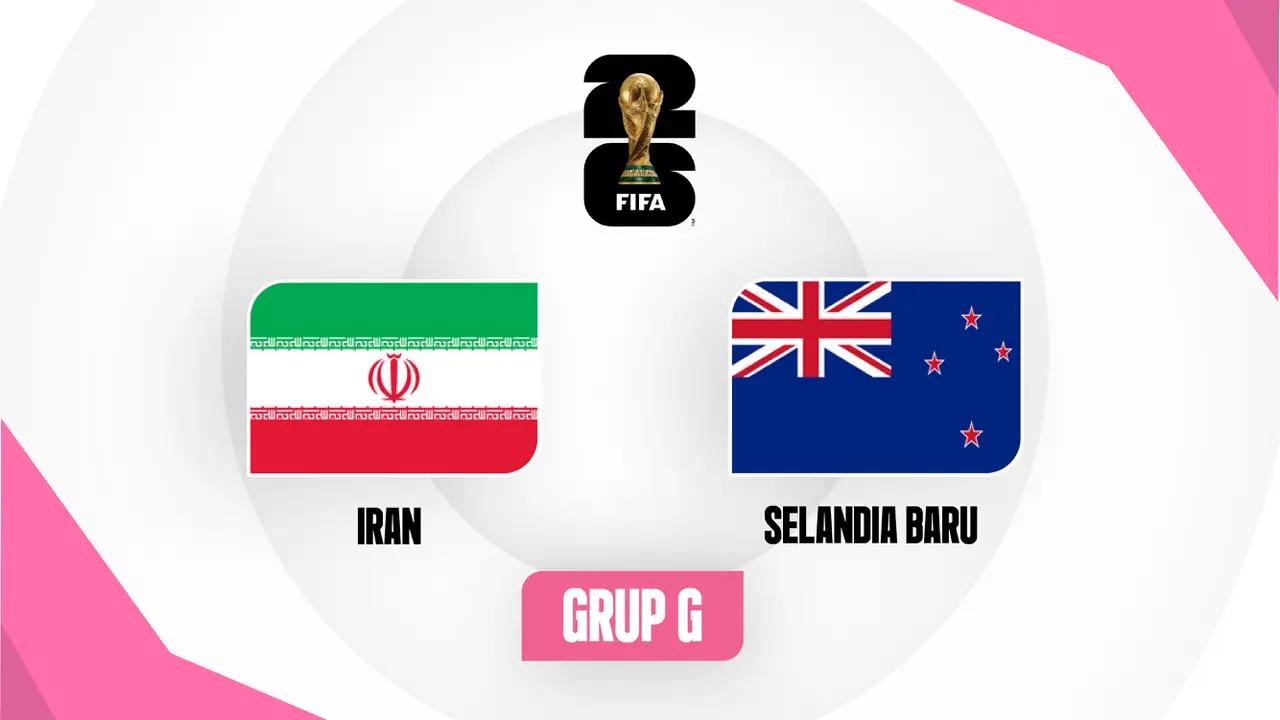 Timnas Iran Vs Timnas Selandia Baru.