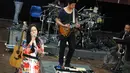 Suasana latihan terakhir Raisa jelang konser tungal perdananya "Pemeran Utama", di kawasan Fatmawati, Jakarta, Rabu (20/5/2015). Dalam konser yang akan digelar pada 24 Mei mendatang, Raisa akan membawakan 22 lagu. (Liputan6.com/Panji Diksana)