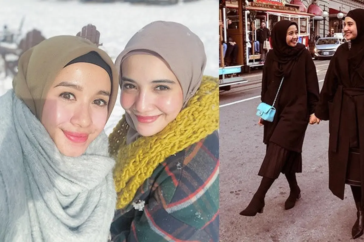 6 Potret Persahabatan Laudya Cynthia Bella dan Zaskia Sungkar, Bak Saudara Kandung
