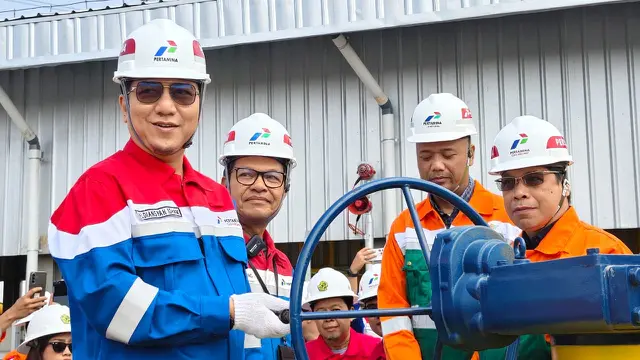Kesiapan operasional Pipa Cisem II lewat seremonial Commissioning Pipeline Cisem II dan Integrasi Sistem Transmisi Gas bersama PT Pertamina Gas (Pertagas) dan PT PGN Tbk di Stasiun Kandang Haur Timur (KHT), Jawa Barat. (Foto: Istimewa)