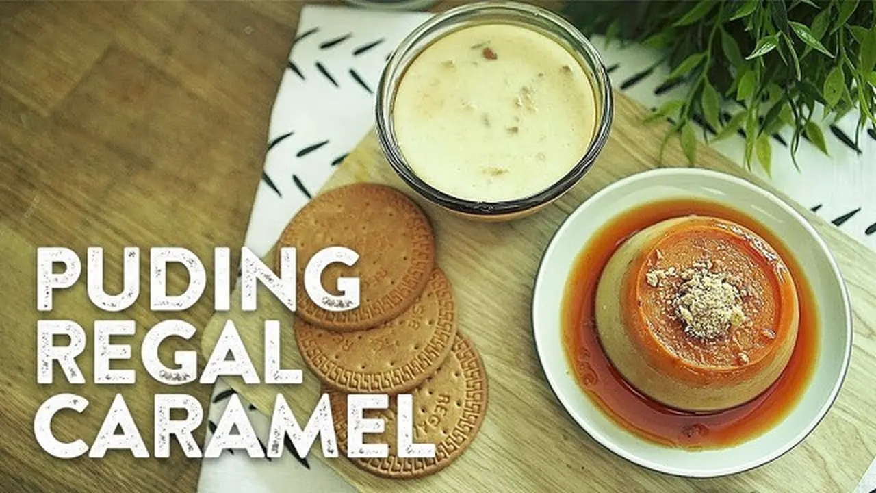 Puding Biskuit Karamel (Foto: Kokiku Tv)