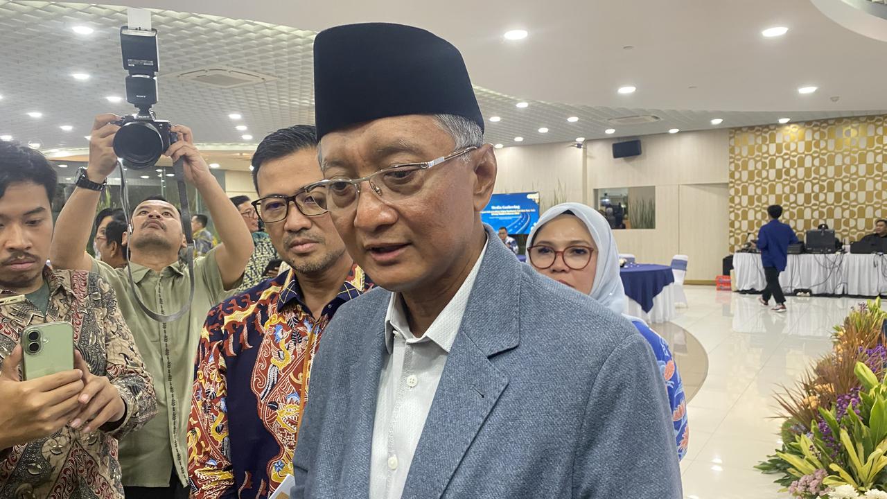Menteri Pekerjaan Umum (PU), Dody Hanggodo  di Kementerian PU, Jumat (6/3/2026). (Liputan6.com/Christian)
