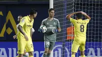 Luca Zidane debut di Real Madrid ketika melawan Villarreal. (AP Photo/Alberto Saiz)