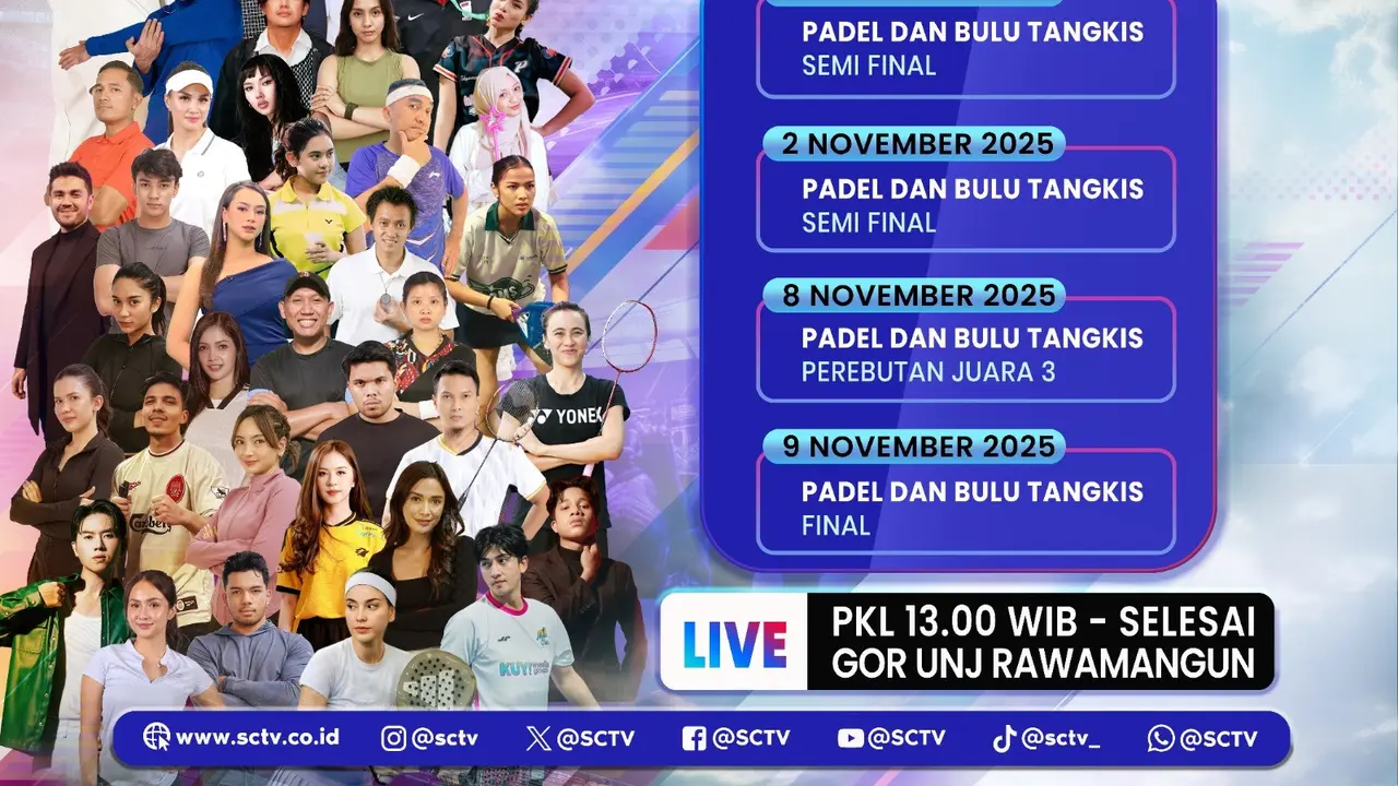 Turnamen Olahraga Selebriti Indonesia atau TOSI 4. (SCTV)
