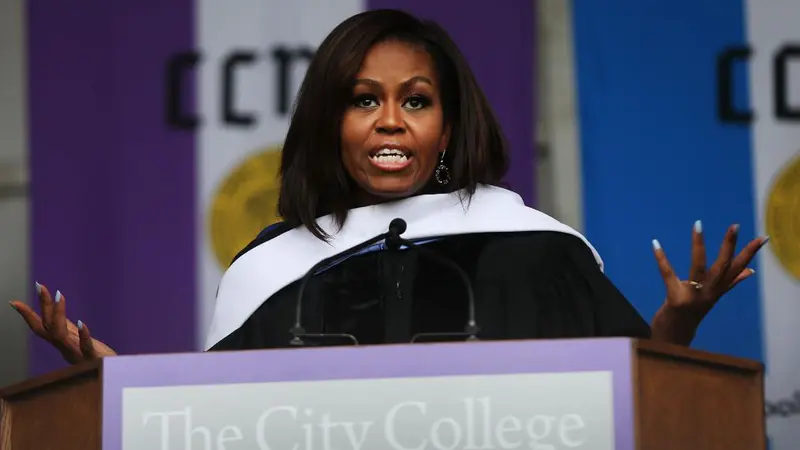 Pidato Michelle Obama di Kampus New York, Puji Keragaman AS 