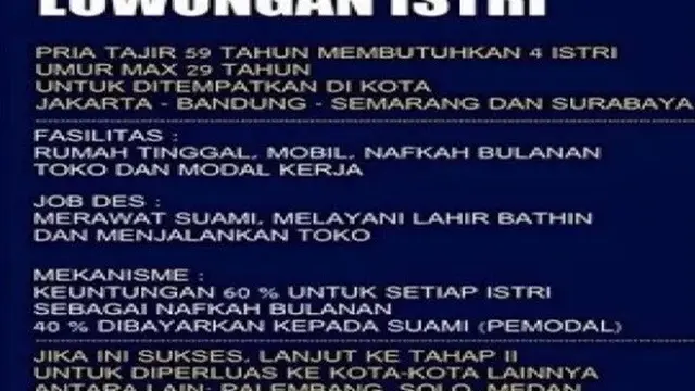 lowongan pekerjaan absurd
