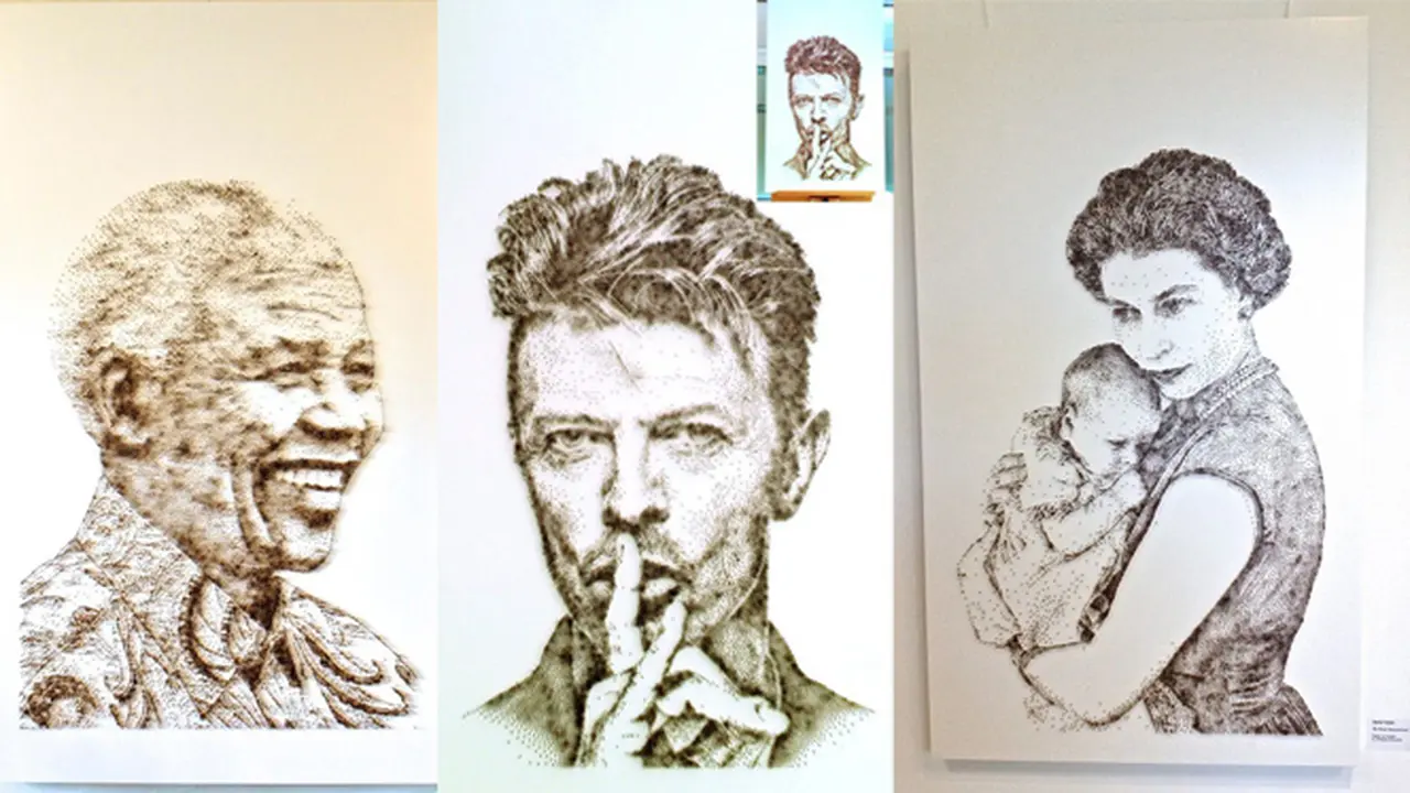 Indahnya Karya Seni yang Dibuat dari Paku