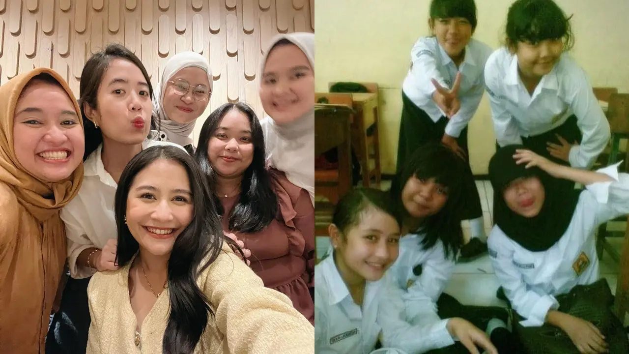 Prilly Bareng Sahabat SMP