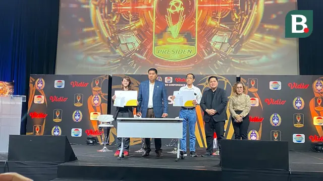 Konferensi pers Piala Presiden 2026
