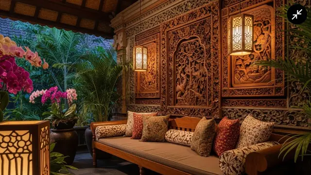 Desain Teras Ala Bali yang Bikin Rumah Terasa Adem dan Menenangkan (Image by Gemini AI)