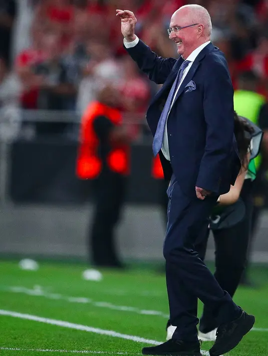 Sven-Goran Eriksson meninggal dunia di usia 76 tahun setelah berjuang melawan kanker pankreas. (CARLOS COSTA/AFP)