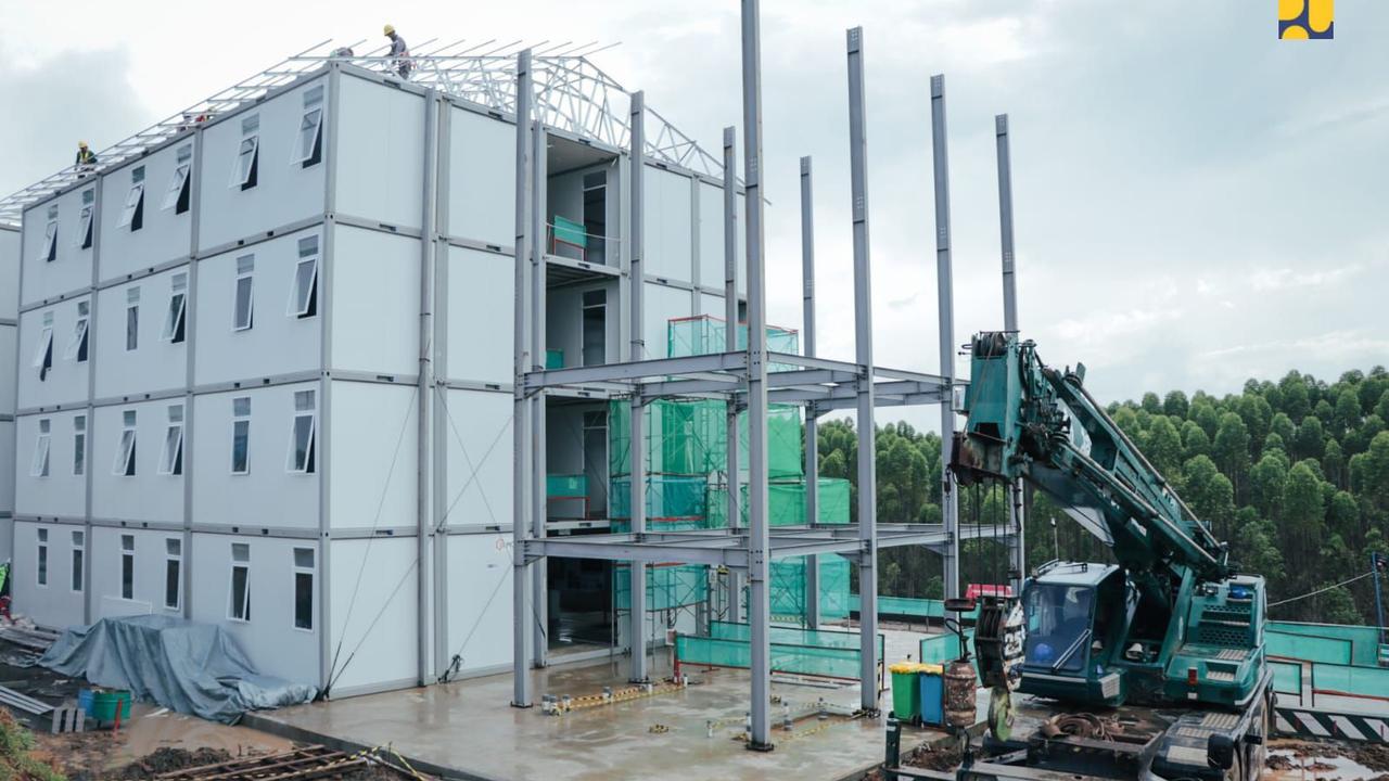 Kementerian PUPR telah memulai pembangunan infrastruktur dasar mendukung Kawasan Inti Pusat Pemerintahan (KIPP) Ibu Kota Negara atau IKN Nusantara, di Kalimantan Timur. (Dok Kementerian PUPR)