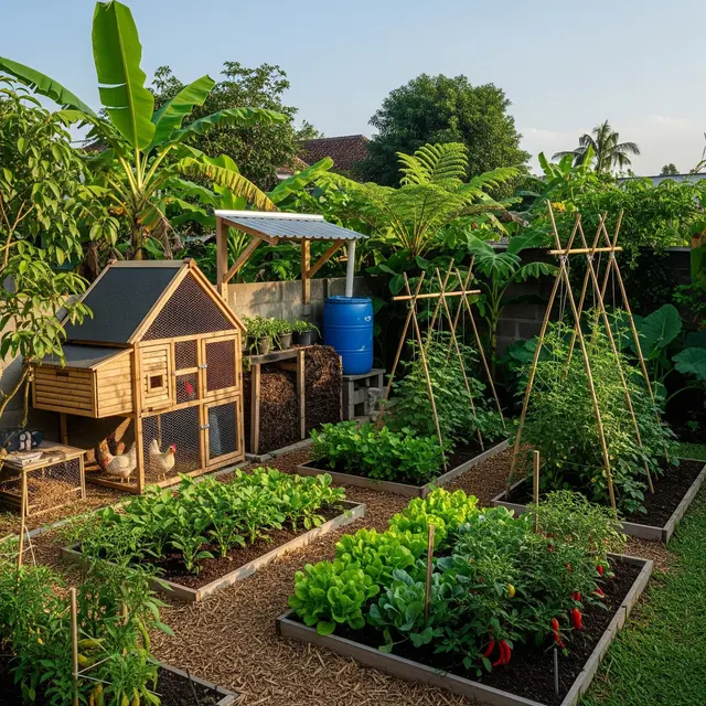12 Cara Menekan Biaya Berkebun hingga 50 Persen dengan Kotoran Ayam