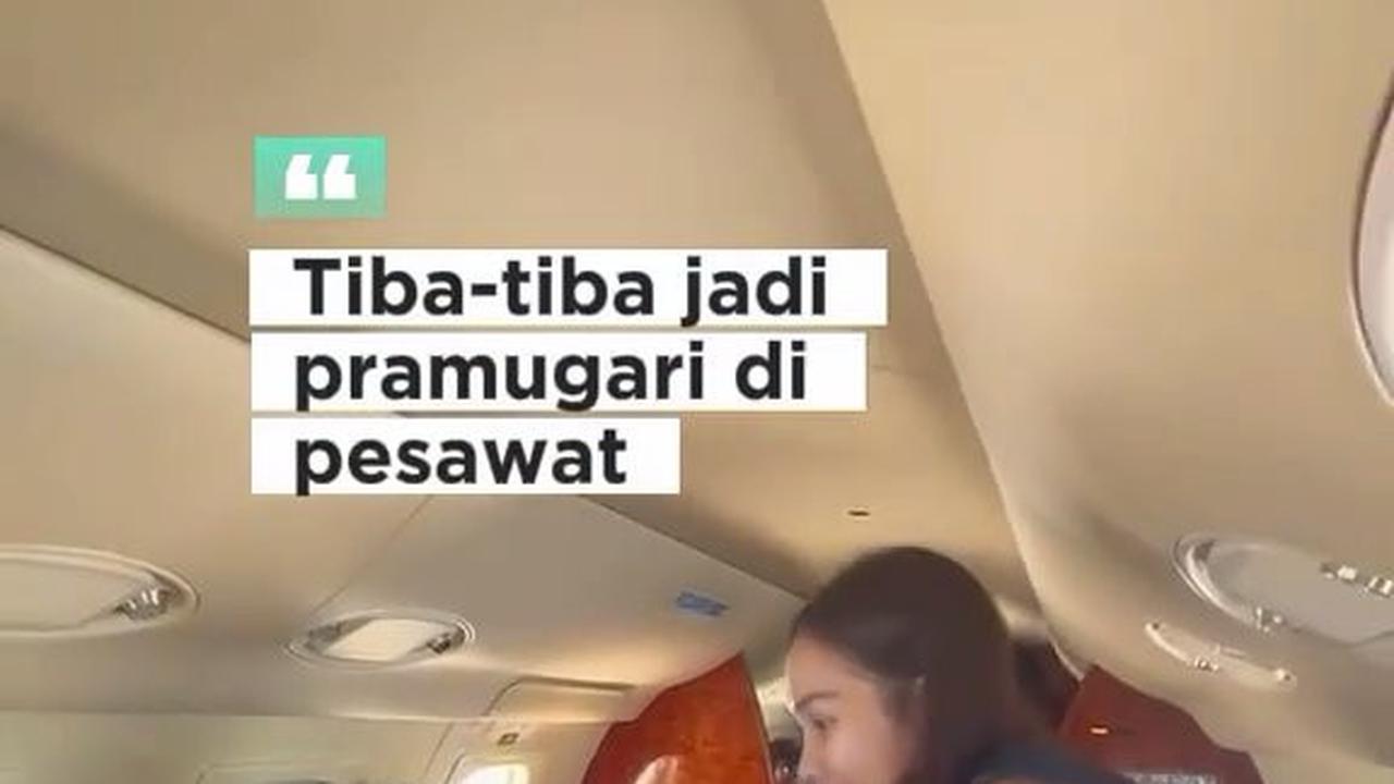 7 Potret Ayu Ting Ting Nikmati Naik Pesawat Jet Pribadi, Cosplay Jadi Pramugari