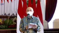 Menteri Koperasi dan Usaha Kecil Menengah Teten Masduki dalam Rapat Koordinasi Nasional Transformasi Digital dan Pendataan Lengkap Koperasi dan UMKM.