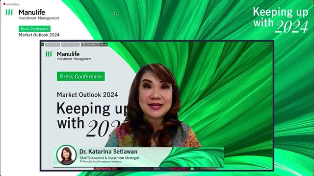 Konferensi pers Manulife Investment Management, Market Outlook: Keeping up with 2024, Kamis (18/1/2024). (Foto: tangkapan layar/Pipit IR)