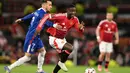 Di babak kedua, Manchester United bangkit dan tampil agresif. (Oli SCARFF/AFP)