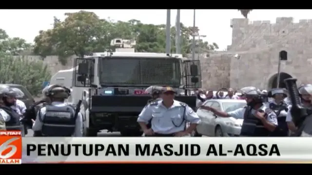 Kecam Penutupan Al Aqsa, Warga Palestina Blokade Jalan Tepi Barat