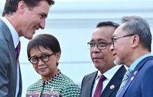 Mendag Zulhas Sambut & Lepas PM Kanada Justin Trudeau di AIPF 2023