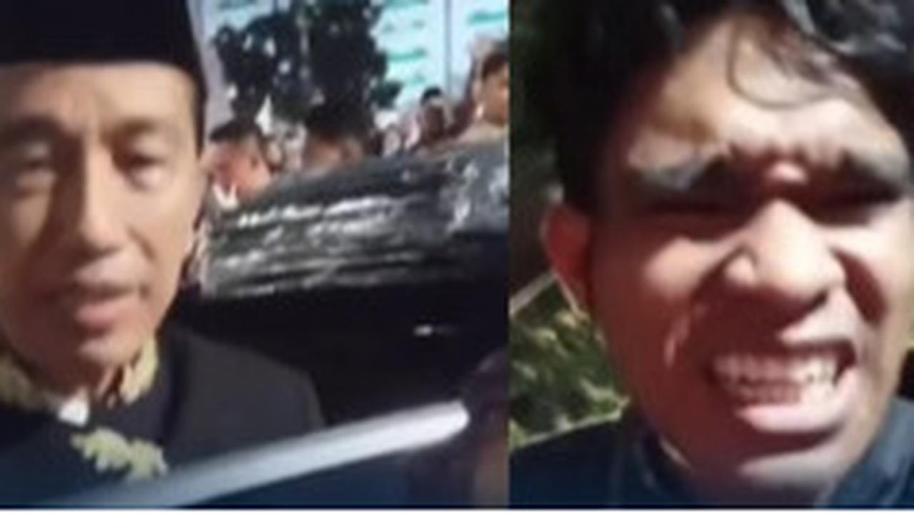 Mahasiswa DIpukul Presiden Karena Terobos Penjagaan