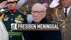 Presiden Tunisia Beji Caid Essebsi meninggal pada usia 92 tahun. Essebsi sempat dirawat di rumah sakit sebelum meninggal, namun jenis penyakitnya tidak disebutkan.