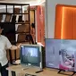 Product Marketing Manager Xiaomi Indonesia, Calvin Nobel, memperlihatkan kemampuan Xiaomi TV A2 Series. (Liputan6.com/ Agustinus Mario Damar)