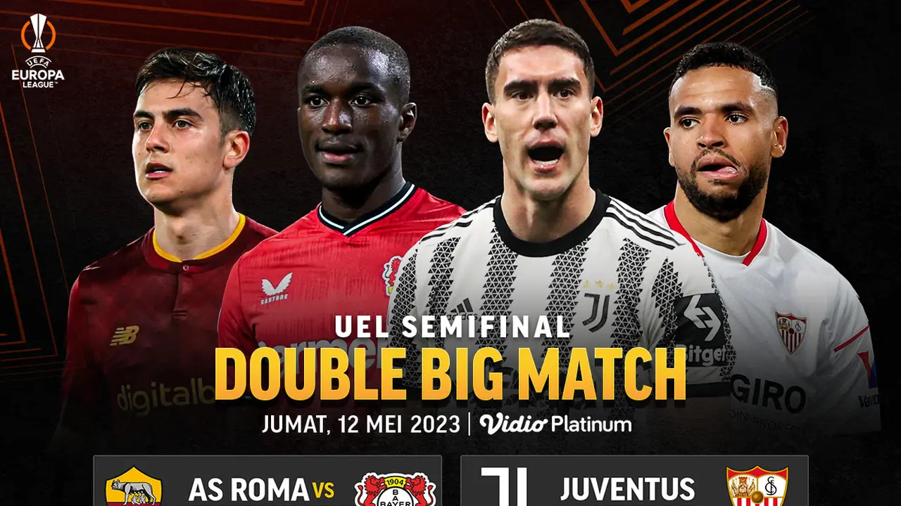 Daftar Pertandingan Liga Europa 2022/2023 Babak Semifinal Leg Pertama di Vidio