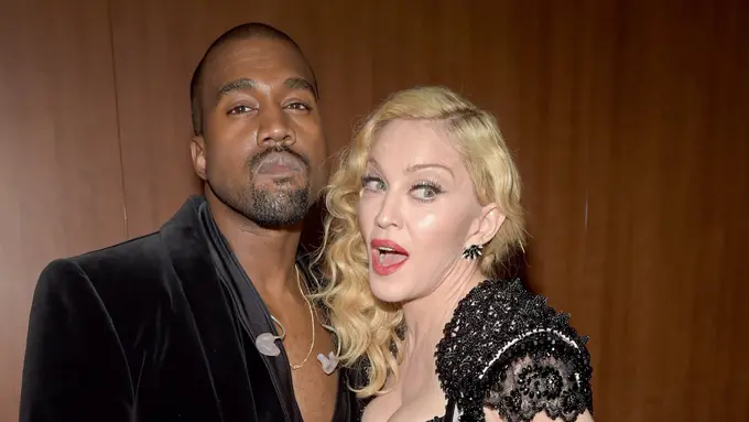 Madonna & Kanye West (Foto : Huffingtonpost)