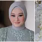 Potret detail makeup Dinda Hauw dari lamaran hingga resmi menikah dengan Rey Mbayang. (Sumber: Instagram/@vivithalib/@barbie_ima)