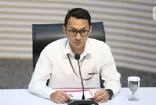 Budi Prasetyo (Juru Bicara Komisi Pemberantasan Korupsi). (Liputan6.com/Helmi Fithriansyah)