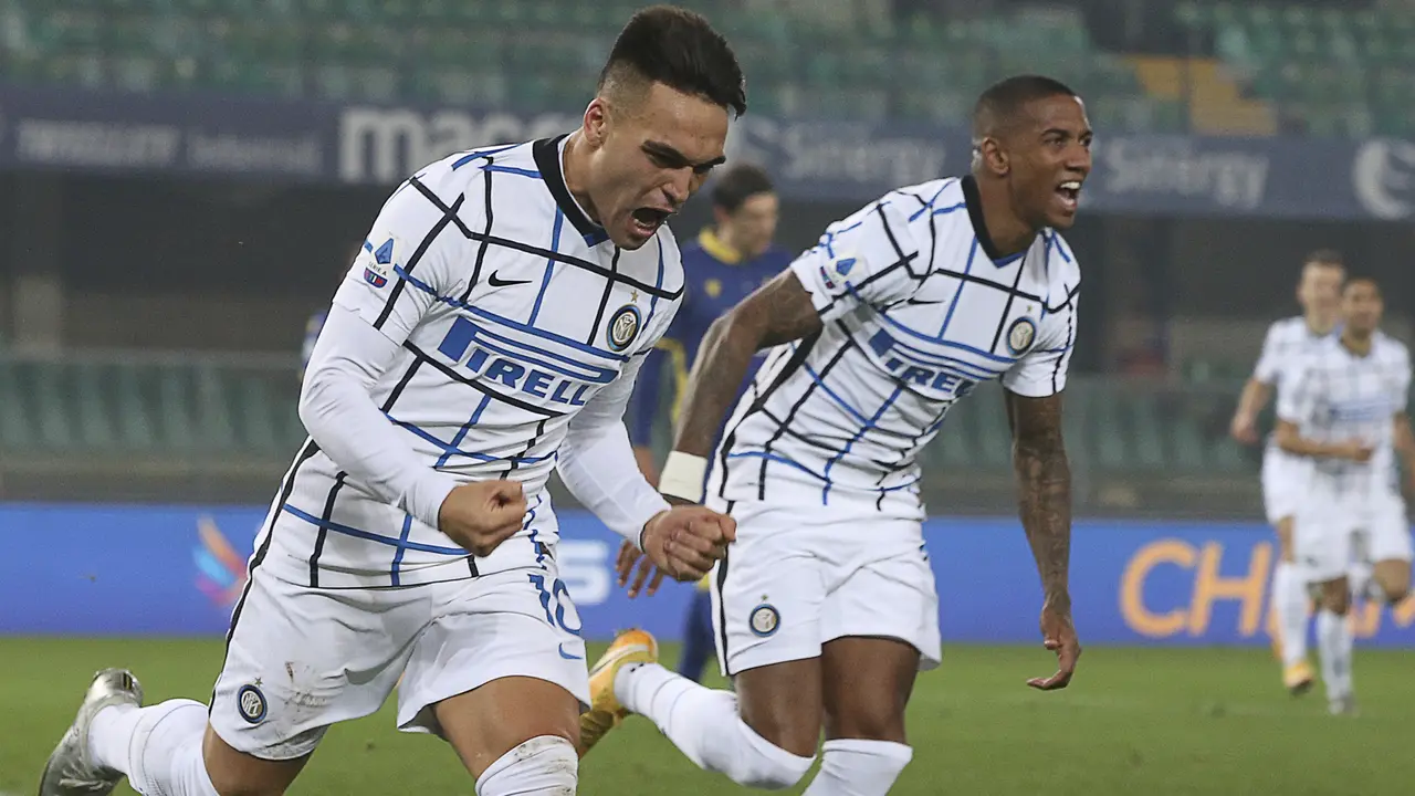 Penyerang Inter Milan, Lautaro Martinez.