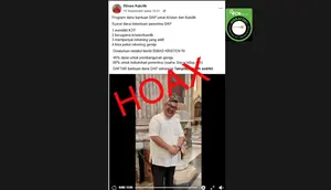 Cek Fakta: Hoaks Program Dana Bantuan DAP untuk Umat Kristen dan Katolik