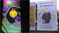 Bikin Viral, Ini 6 Baliho Ucapan Selamat Ulang Tahun yang Jadi Salah Fokus