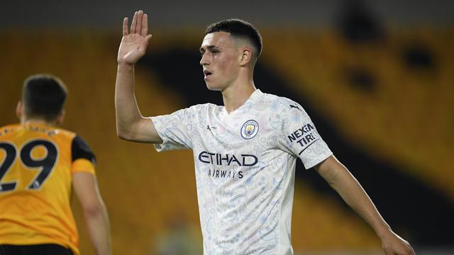 Gelandang Manchester City, Phil Foden.