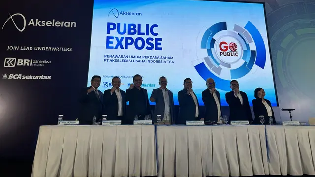 Paparan publik PT Akselerasi Usaha Indonesia Tbk atau disebut Akseleran, Senin (3/7/2023). (Foto: Liputan6.com/Elga N)
