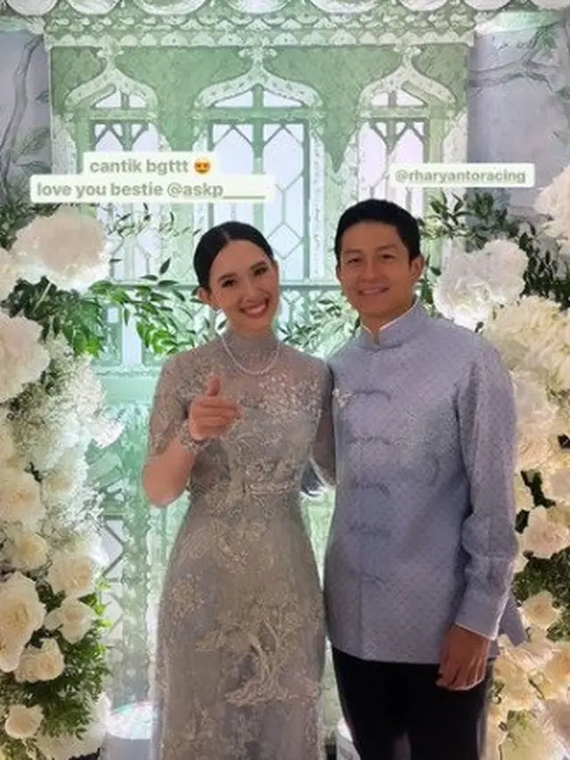 Potret Sandiaga Uno di Acara Lamaran sang Keponakan Athina dengan Pembalap Rio Haryanto