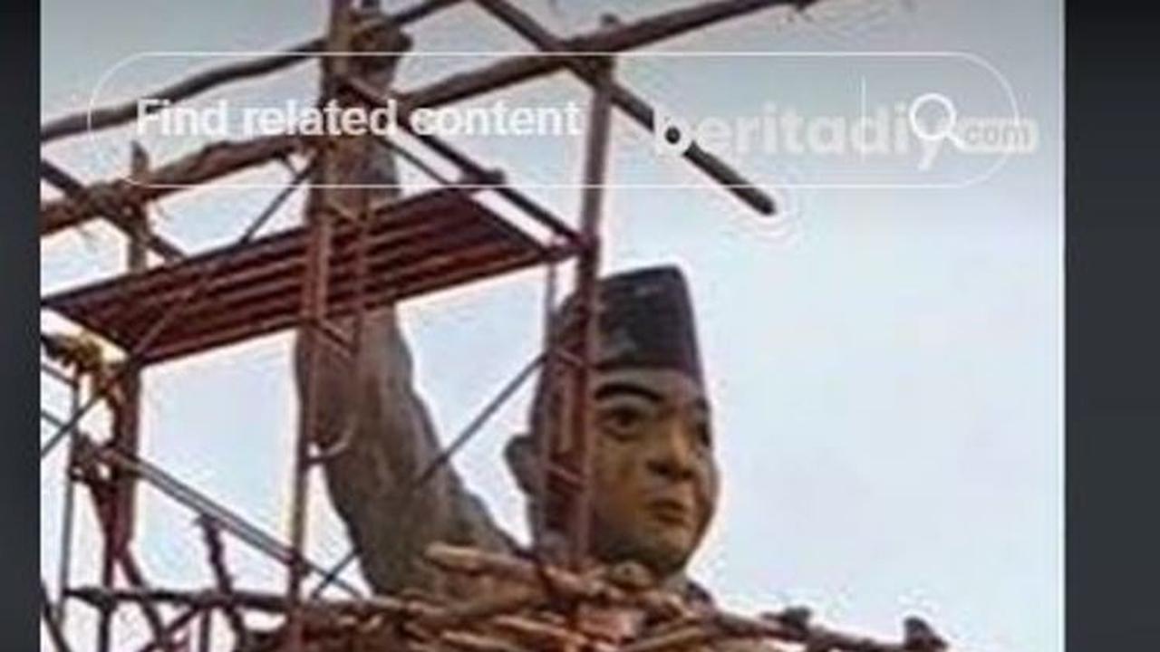 Viral Patung Bung Karno di Musi Banyuasin Disebut Tak Mirip Padahal Telan Dana Rp500 Juta